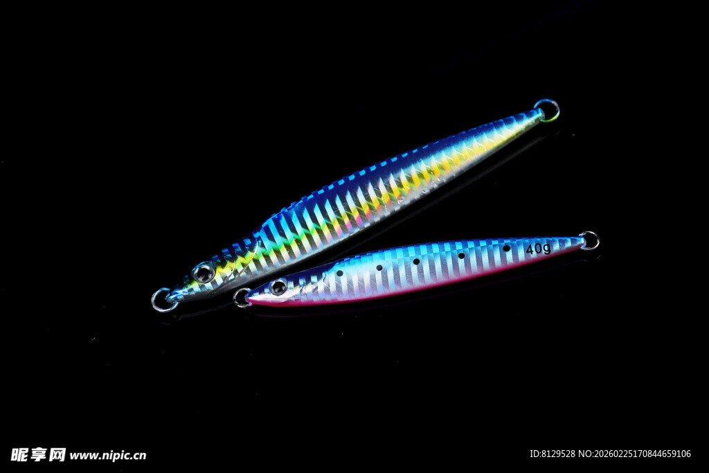 彩色金属路亚饵