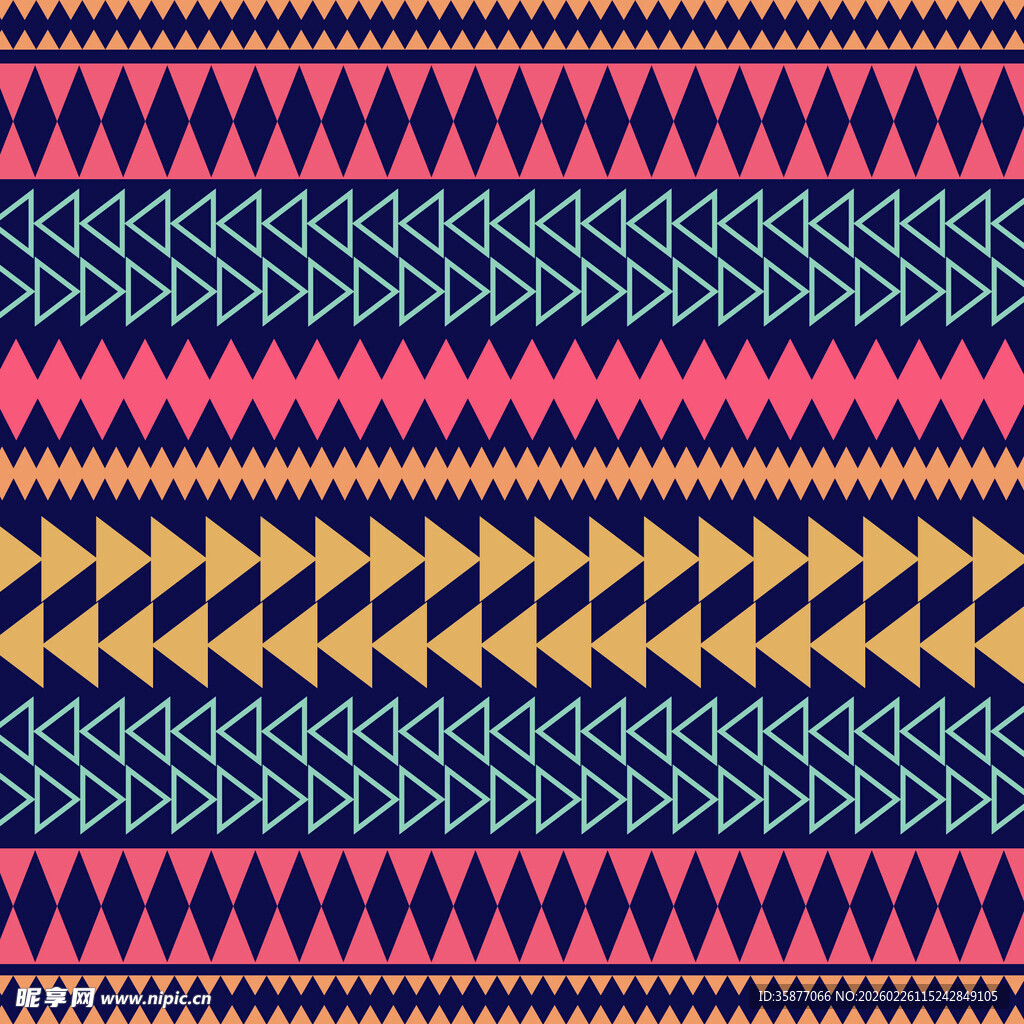 民族风几何图案纹理