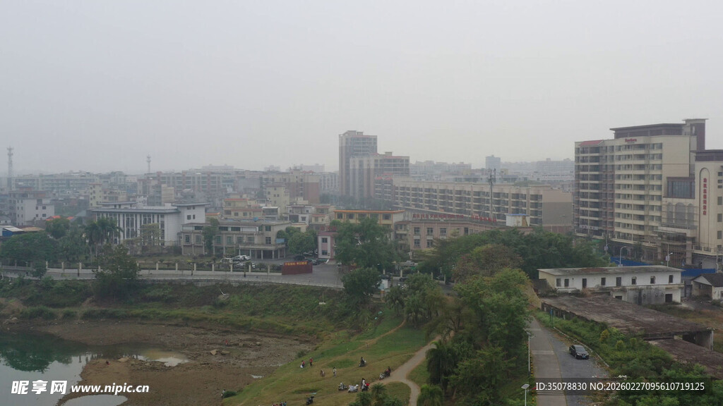 城市景观俯瞰图