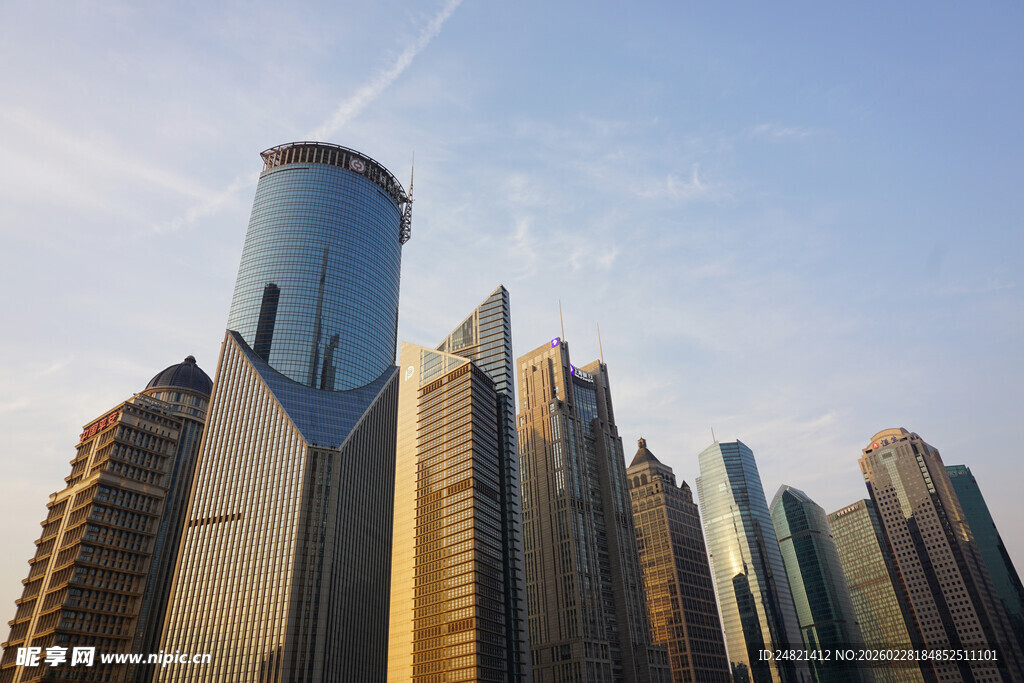 都市摩天大楼天际线