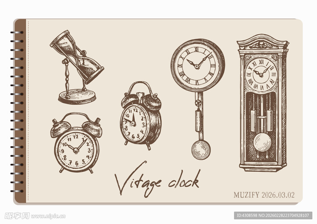 线圈本 5款入钟表小物