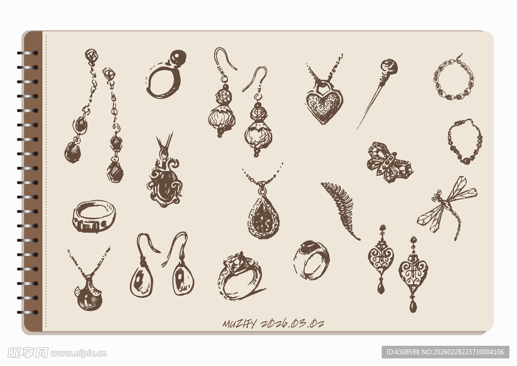 线圈本 20款入饰品小物