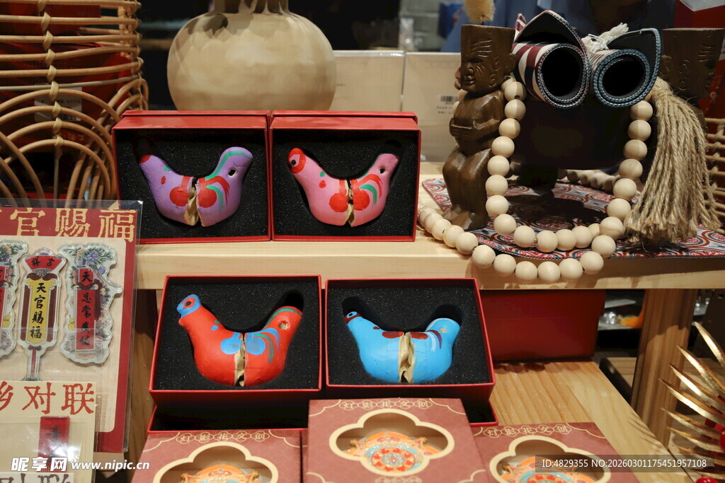 传统手工艺品展示