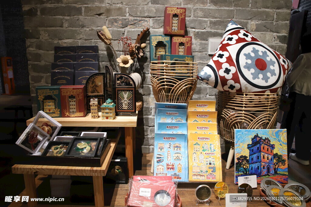 复古风手工艺品展示