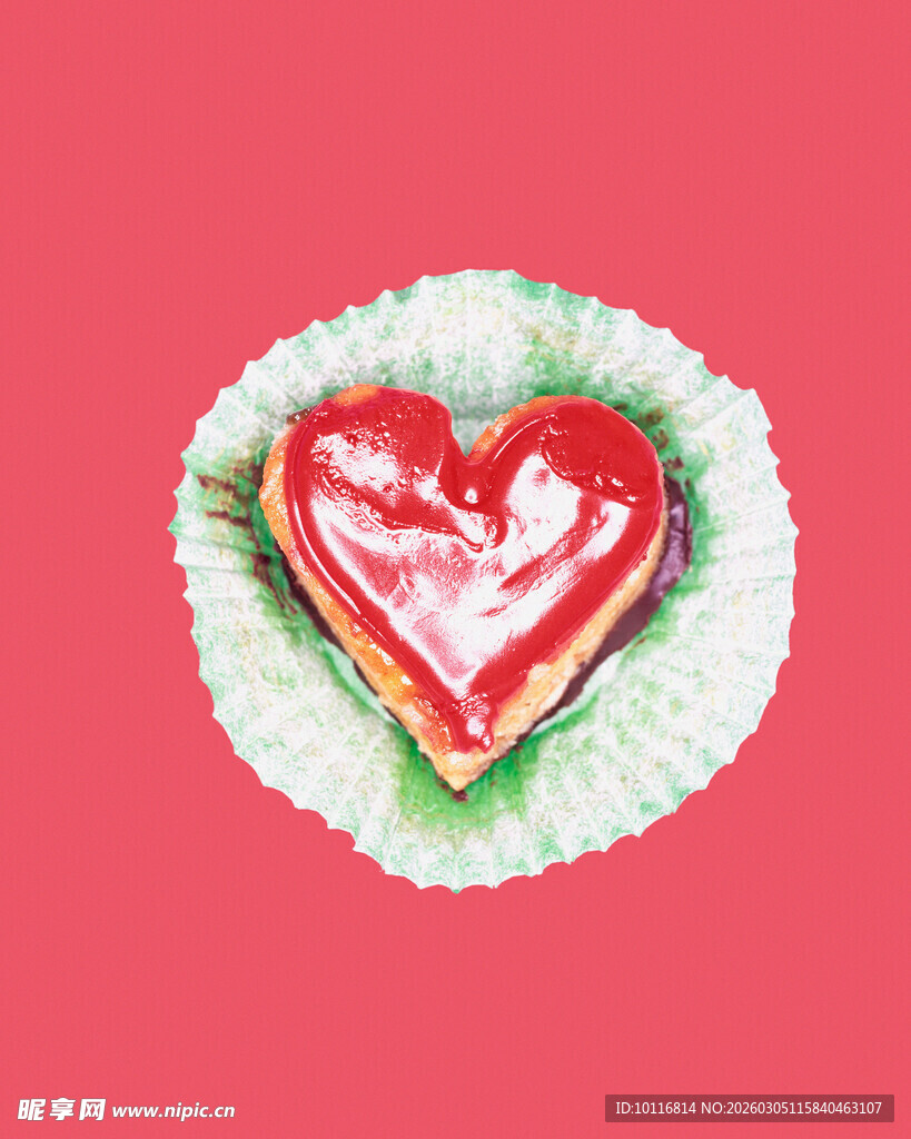 心形糕点
