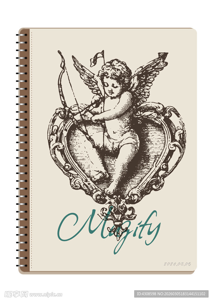 线圈本 复古小天使