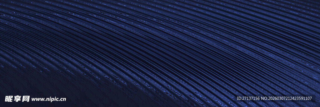 深蓝色条纹织物纹理