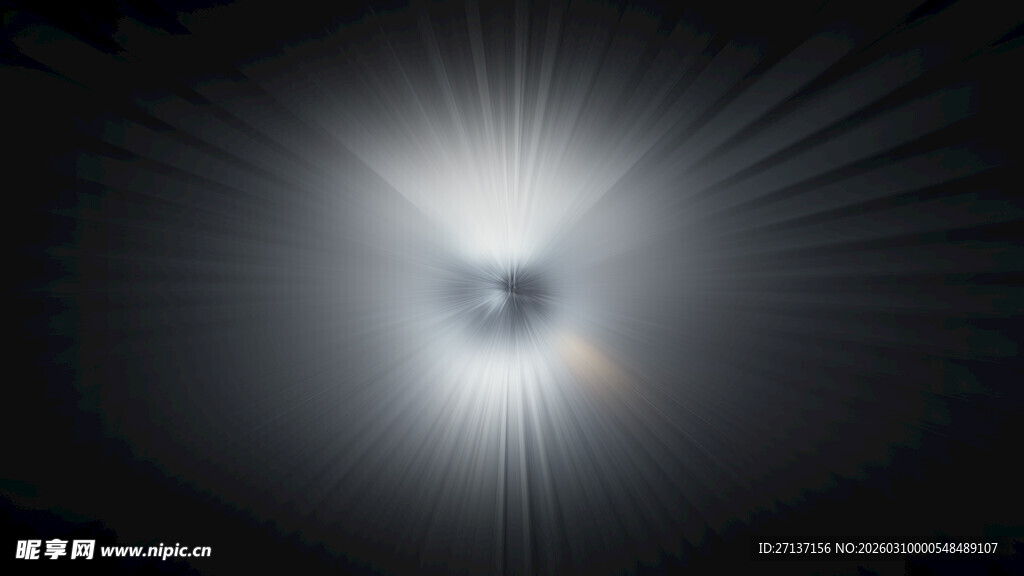 神秘光晕中心的奇异景象