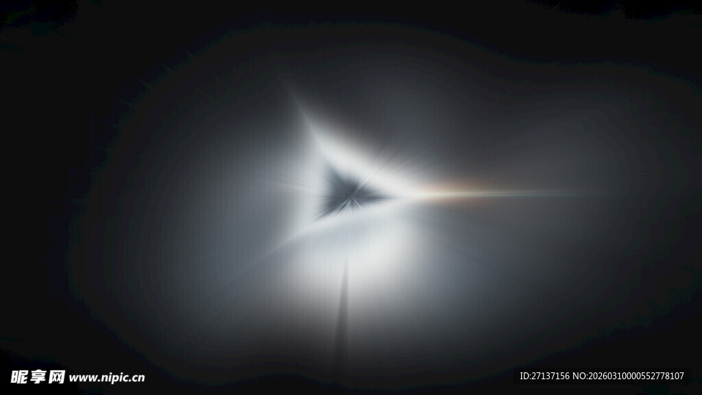 神秘发光三角体