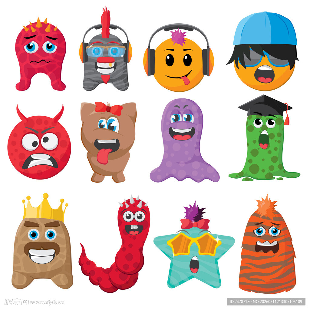 卡通怪物
