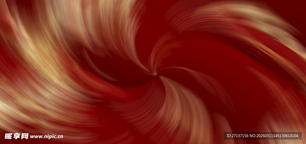 红色动感旋涡纹理背景