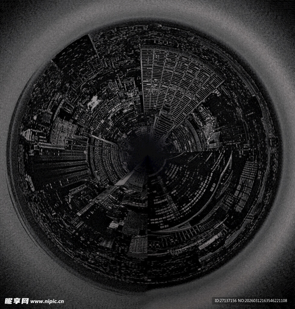 神秘都市质感图案