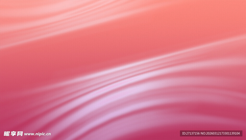 粉色渐变波浪背景图