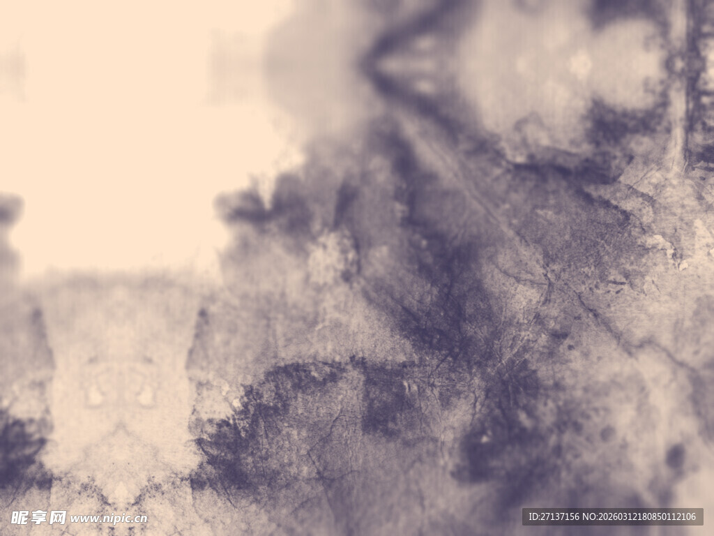 抽象水墨风格纹理画面