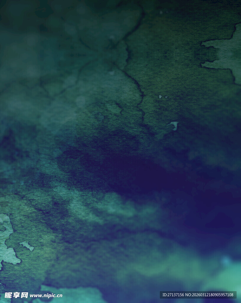 梦幻蓝绿抽象背景纹理