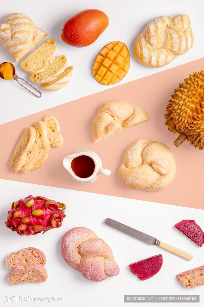 多样烘焙美食与食材展示