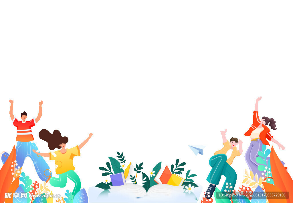 活力人群欢乐舞动场景