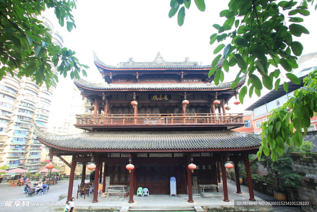 中式古建楼阁