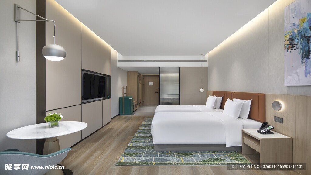 现代简约风格豪华卧室