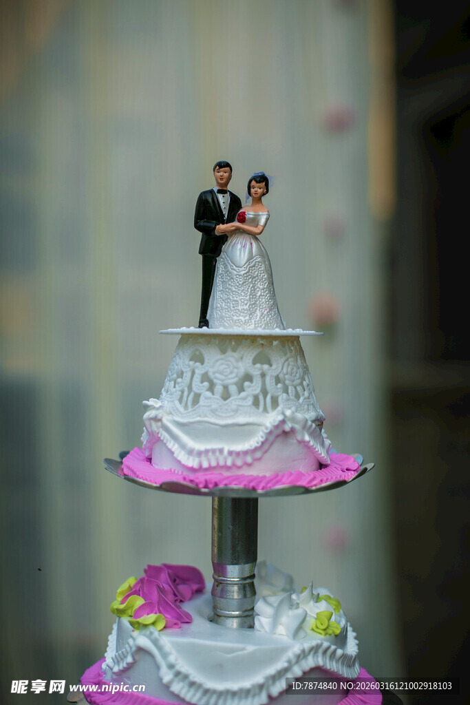 浪漫婚礼多层蛋糕