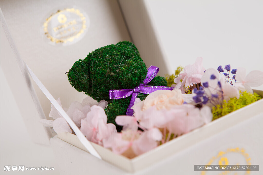 工艺品精致花盒 绽放浪漫美好