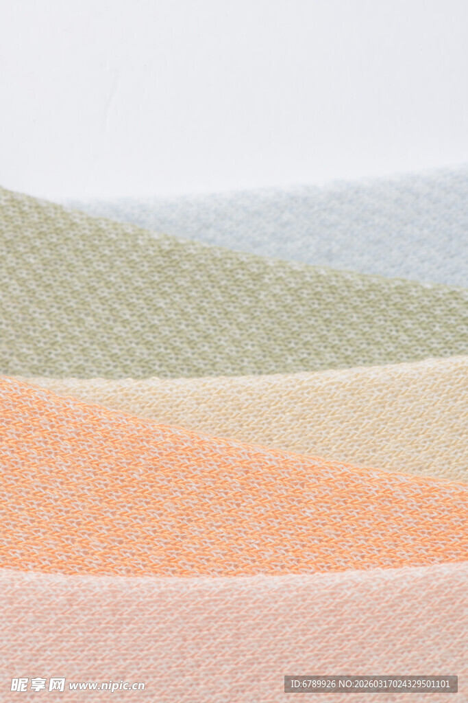 多彩织物纹理展示