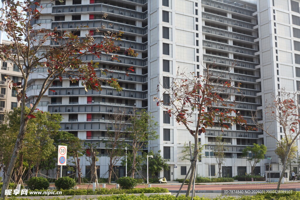 现代高层住宅景观