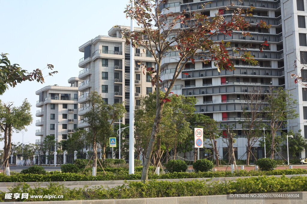 现代高层住宅景观
