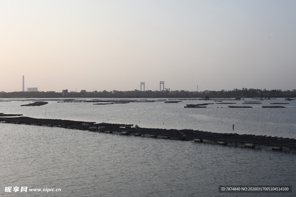 海滨风光 宁静水域景象