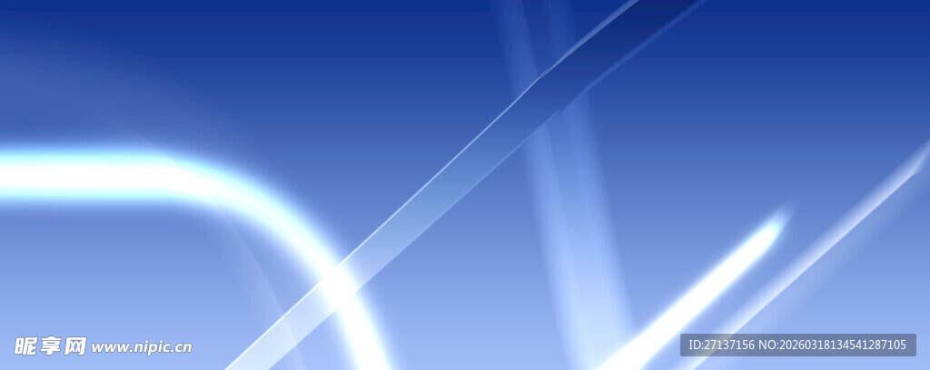 蓝色光线科技感背景图