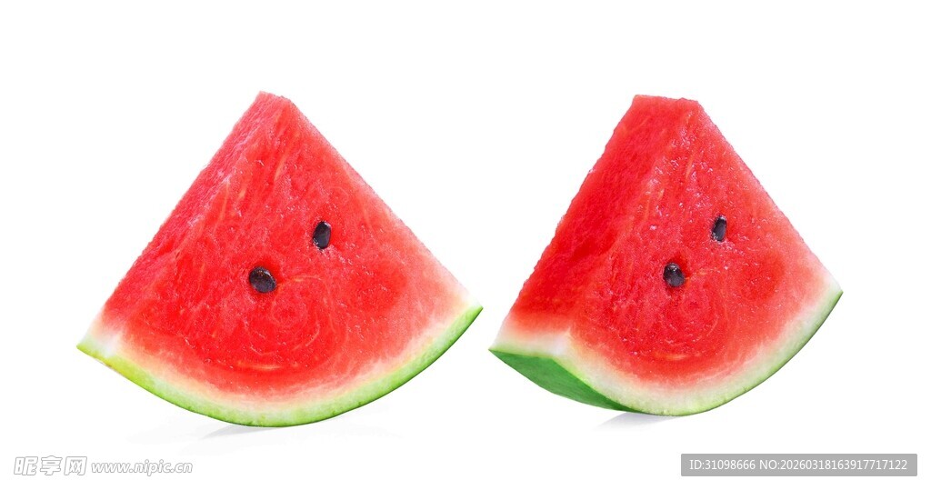 两块鲜切西瓜