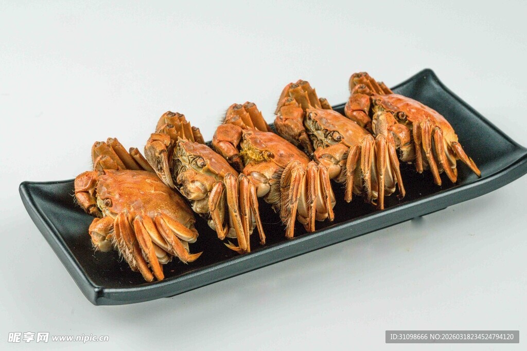 一盘美味大闸蟹