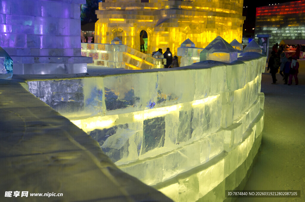 梦幻冰雕景观