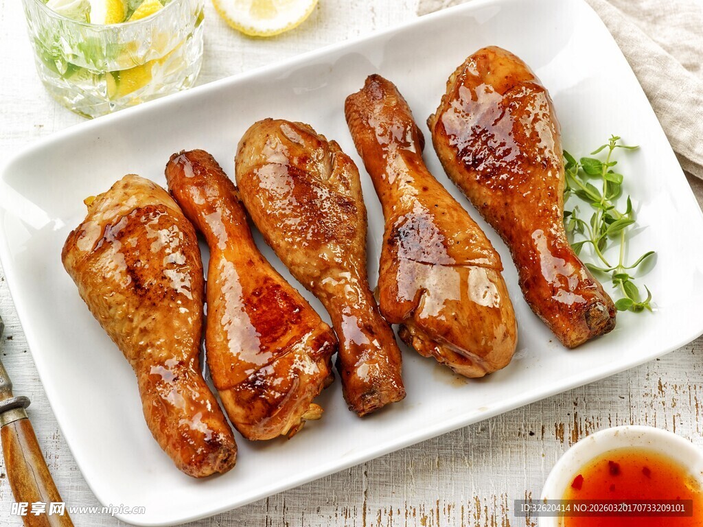 美味烤鸡腿