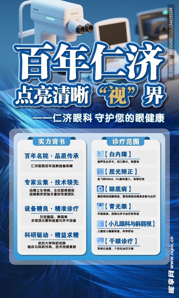眼科海报