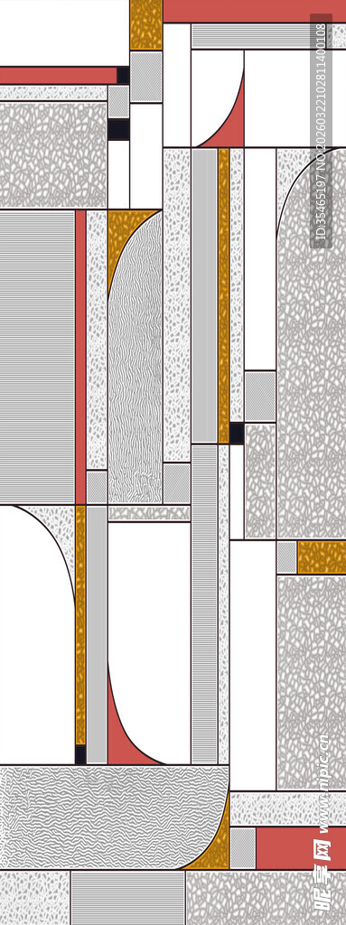 现代几何艺术玻璃设计