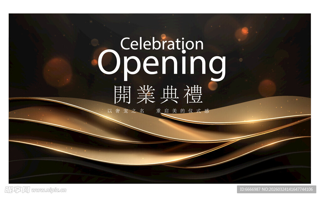 高端店铺盛大开业海报