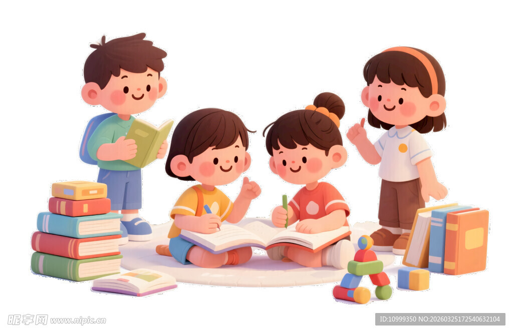 儿童快乐玩耍与创意搭建