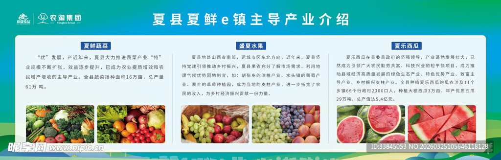 水果蔬菜助农背景展板