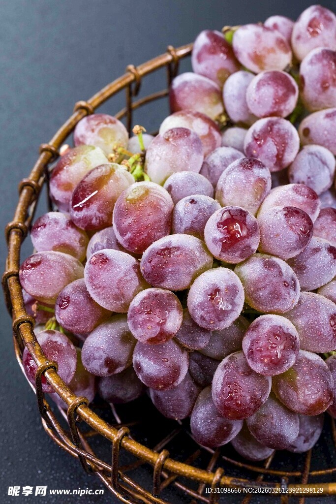 篮子里的紫葡萄