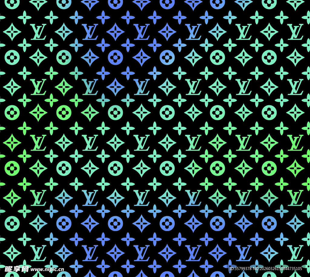 多彩数字图案背景纹理