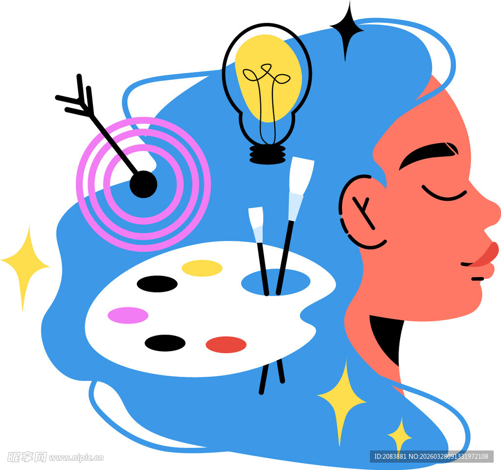 创意迸发的艺术灵感时刻