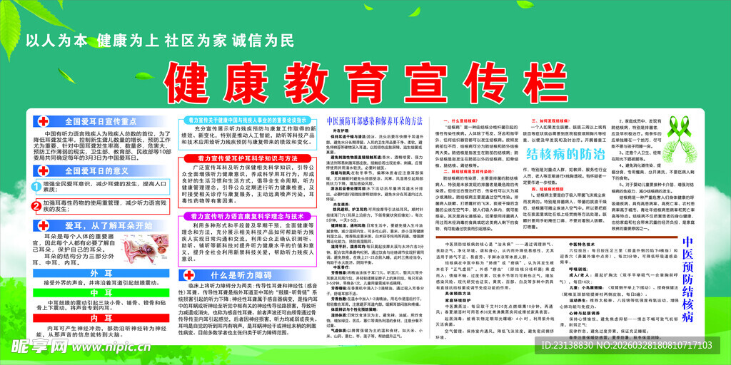 健康教育专题之爱耳日与结核病