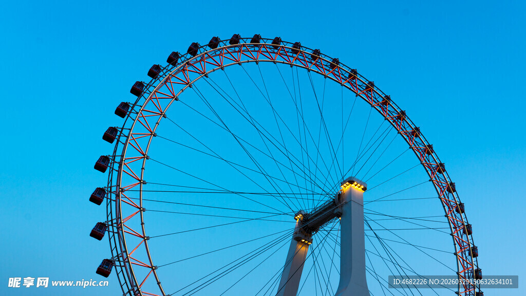 天津之眼摩天轮景观