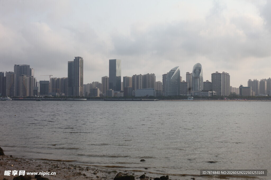 湛江城市滨水天际线景观