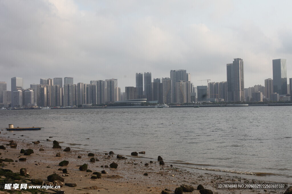湛江城市滨水风光远眺
