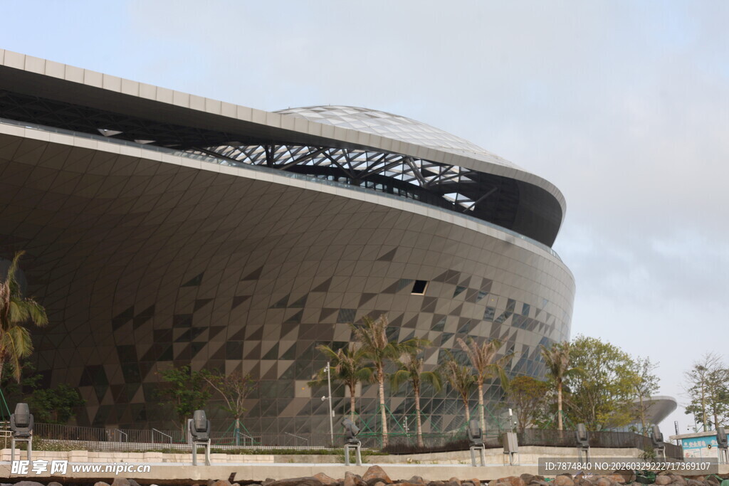 湛江现代风格独特建筑外观