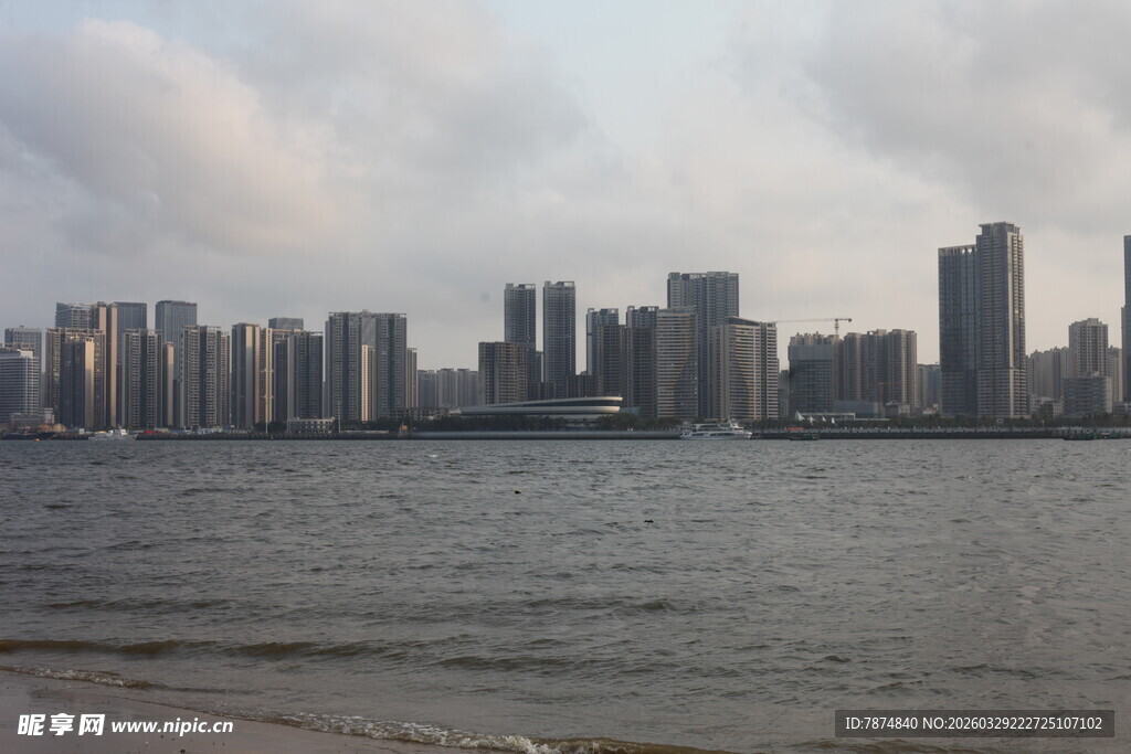 湛江城市滨水天际线景观