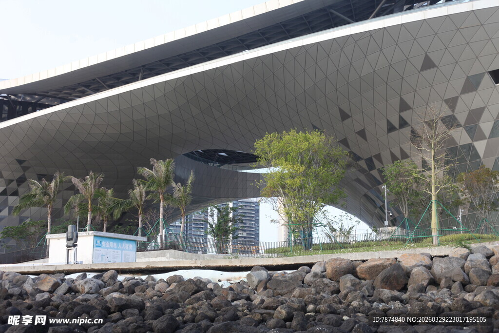 湛江现代风格建筑外观景观