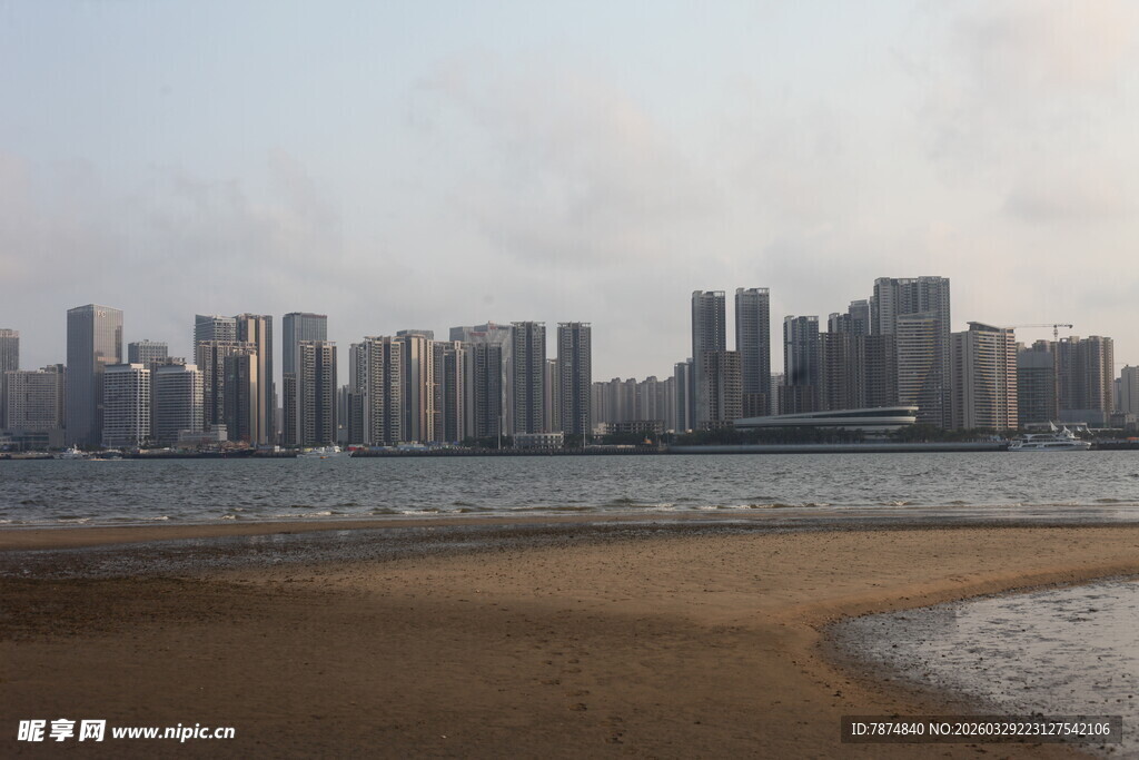 湛江城市海岸风光
